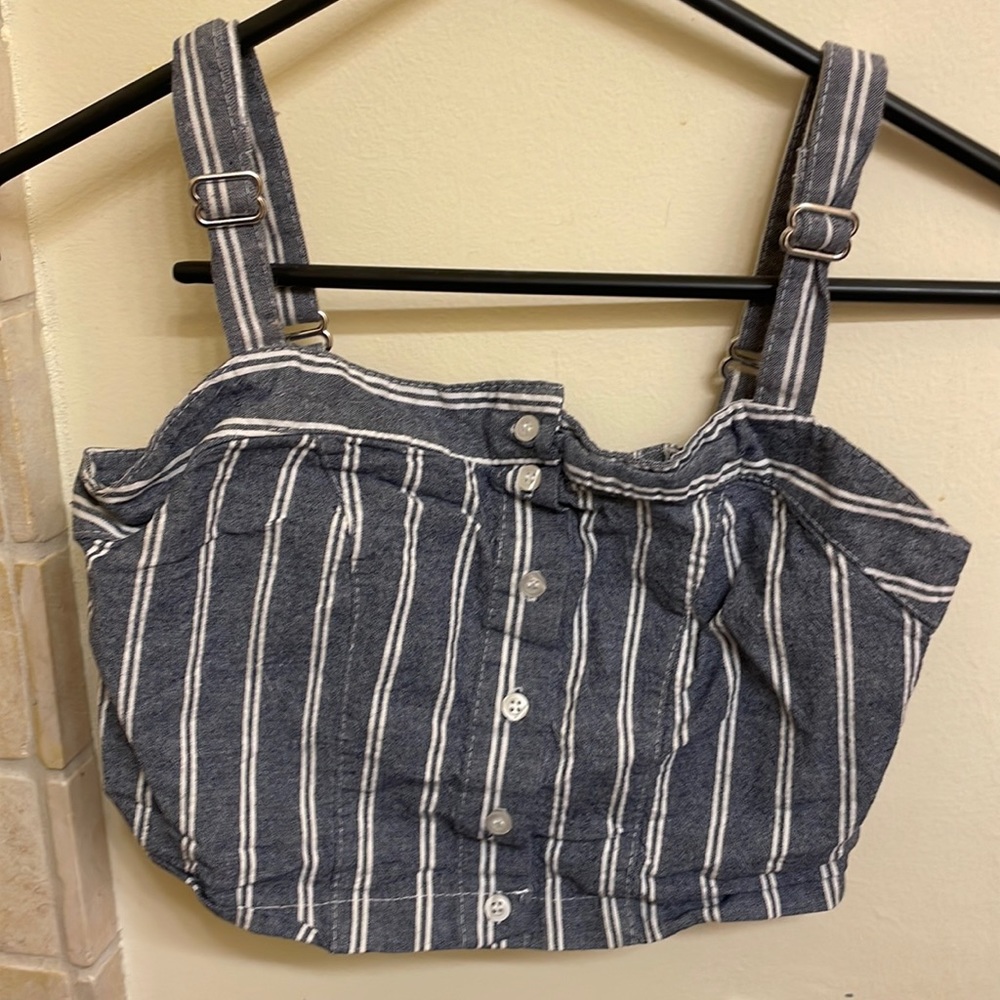 Brandy Melville striped crop top